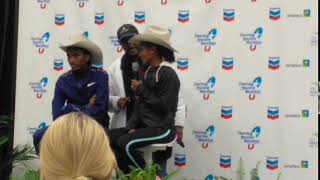 press confab  chevron Houston Marathon winers  DR NTUBA THOMPSON AKW3O [upl. by Irv]