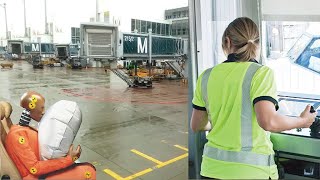 Jet Bridge Operation [upl. by Ennirac]