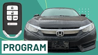 Honda Civic Key Battery Replacement Guide 2014  2020 [upl. by Analah]