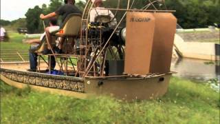 The Loop Airboat Extreme airboats go over dam [upl. by Millan454]