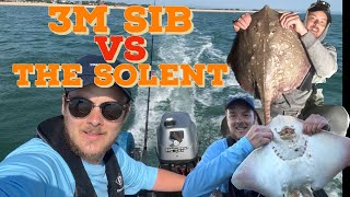 Fishing in a Small 3m Inflatable Boat in the Solent  Small Boat Fishing UK [upl. by How168]