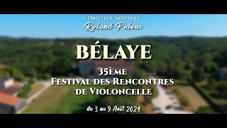 Festival de musique  Les Rencontres de Violoncelle de Bélaye [upl. by Zonnya521]