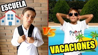 RUTINA DIARIA ESCUELA VS VACACIONES [upl. by Platus]