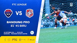 BANDUNG PRO UNITED VS ES45 BIRU  LIVE FTC RMIFA LEAGUE 2024 [upl. by Boyse]