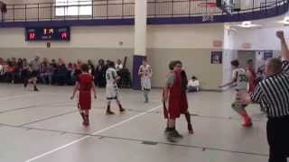 Two 7th Grade Basketball Players Fight it out on the basketball court [upl. by Neraj]