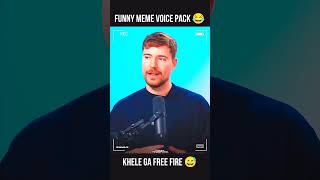 Funny meme vioce 🤣 foryou foryoubage freefire shorts viral trend funny fff comedy [upl. by Shriner]