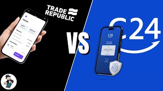 C24 vs Trade Republic  Girokonto Vergleich 🤑 Vorteile Funktionen Zinsen amp Mehr [upl. by Ddat]