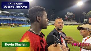 Kevin Sinclair on the loss to TKR CPL24 [upl. by Sylvia647]