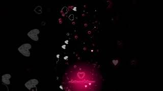 Black screen heart 💕 tamplet  Trending Black screen Tamplate template blackscreen reels viral [upl. by Sined]