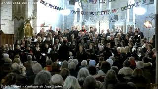 Concert des 3 chorales Cantique de Jean Racine [upl. by Atinauq]