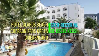 Hotel Glaros Beach Griekenland Kreta  Ster Reizen [upl. by Laira]