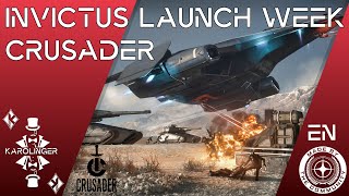 Star Citizen 4K Invictus Launch Week  Crusader  All Hercules Starlifter amp Nova Tank [upl. by Oileve]