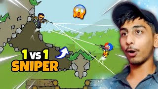 Mini Militia Classic 1vs1 Sniper Outpost Gameplay [upl. by Sena]