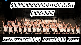 Juniorengarde vom Coburger Mohr Spektakuläre Performance beim Schlossplatzfest Coburg 2024 [upl. by Aitenev]