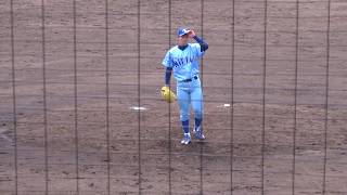 201742 川井智也 （日本体育大学） 2年春 サウスポー 筑波大学戦 [upl. by Senzer794]