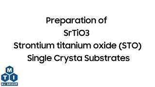 SrTiO3 Preparation Demo Video [upl. by Biddick]