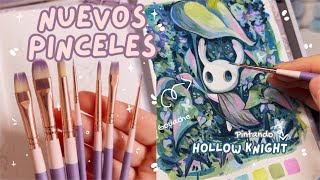 Los mejores Pinceles ˖✧˖ Gouache y Hollow knight [upl. by Rickey]