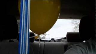 Physics Experiment Balloon In Car [upl. by Ehsiom]