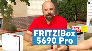 Glasfaser und DSL mit FRITZBox 5690 Pro  FRITZ Talk live von der IFA 2023 [upl. by Benn]