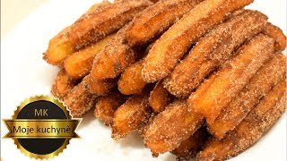 Churros čuros španělský dezert [upl. by Gamali]