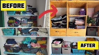 Wardrobe organisation with cardboard boxesDIY organisation in zero cost [upl. by Ynahpit]