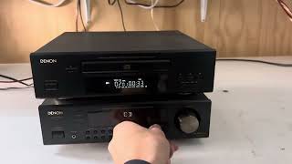 Denon DRAF100 Receiver  Denon DCDF100 CD Player [upl. by Berlyn]