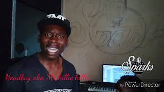 Headboy aka Mr killie killie Bonyora freestyle  SparksRecordz Zimbabwe Must watch ZimdancehallHD [upl. by Ertnom]