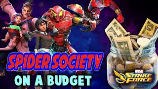 SPIDER SOCIETY Team Building Guide  T4s ISO 8 and More  Marvel Strike Force  MSF [upl. by Elleined]