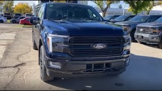 2024 Ford F150 Platinum  Antimatter Blue Metallic [upl. by Mackenzie339]