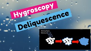 10th science hygroscopy deliquescencehygroscopic and deliquescent substances in tamil [upl. by Kathleen624]