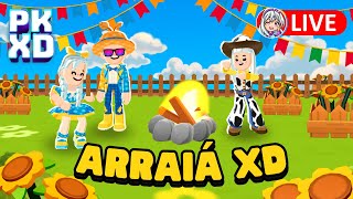 Arraiá XD  LIVE de PK XD na Temporada Fazenda 🤠 [upl. by Haliled]