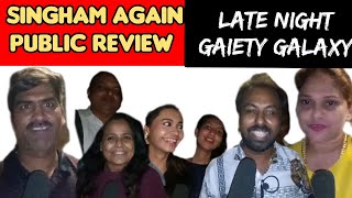 singhamagainpublicreview from Gaiety galaxy theater hit or flop  Late night review [upl. by Olive903]