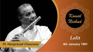 Raag Lalit  Pt Hariprasad Chaurasia  Hindustani Classical Bansuri  Flute  Part 44 [upl. by Domph]