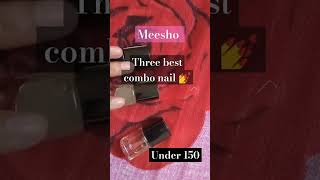 MeeshoTop coat Base coat For Nails meesho haul nails [upl. by Aissej]