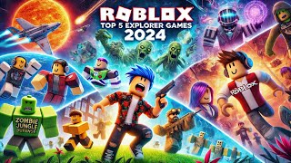 Top 5 Roblox Games You Must Play in 2024 [upl. by Anialem129]