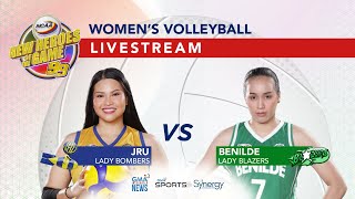 NCAA Season 99  JRU vs CSB Women’s Volleyball  LIVESTREAM  Replay [upl. by Helbonnas191]