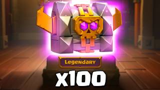 I Opened 100 Chests in Clash of Clans [upl. by Ainotna517]