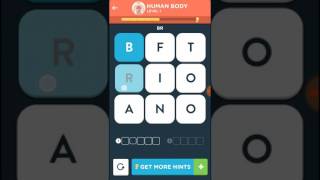 Wordbrain 2 Trainee Human Body Level 15 Answers Walkthrough [upl. by Cadal]