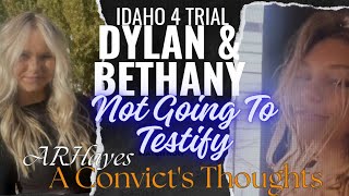 Dylan amp Bethany Not Testifying At Trial bryankohberger idaho4 kohbergertrial [upl. by Aropizt]