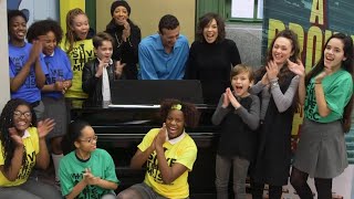 Kids Are Surprised With New Pianos at School [upl. by Eiclek301]