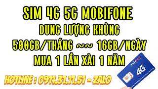 Bán Sim 5G MobiFone Tại Bình Dương  Sim 4G 5G MobiFone 0911311151 Zalo [upl. by Orag]