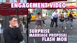 Surprise flashmob Marriage Proposal  Watch the Reaction  Gay Couple in Love [upl. by Adnauqahs]