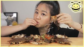 ASMR SOY SAUCE MARINATED RAW CRAB 간장게장  Eating Sounds  No Talking [upl. by Kissel]