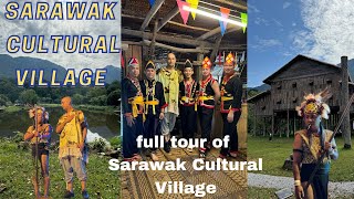 full tour of Sarawak Cultural Village  all you need to know [upl. by Robbin]