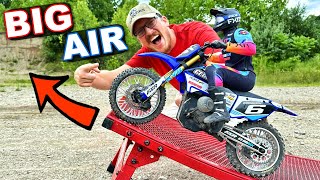 WORLDS BEST New RC Motorcycle gets HUGE AIR  Losi PromotoMX [upl. by Kale824]