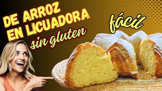 Torta de Arroz😀😀 Receta deliciosa y fácil 😉para sorprender glutenfree [upl. by Sheeran11]