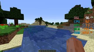 Radeon Vega 3 Graphics  AMD Athlon 200GE  Minecraft FPS Test [upl. by Itnavart]