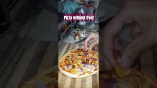 Pizza without Oven😱😱  How to cook pizza without ovenCan you cook pizza without ovenshortspizza [upl. by Ossie187]