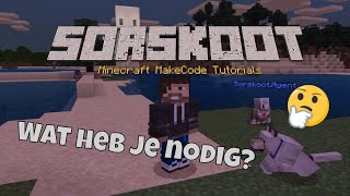 Leren programmeren met Minecraft en MakeCode  1  Wat heb je nodig [upl. by Esinek]