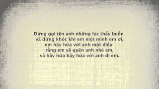 Hãy Quên Anh  Nguyễn Hoàng Nam lyrics amp vsub [upl. by Lucienne]